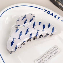 FRESH FISH STYLE RECTANGLE HAIR CLAW CLIPS - Shark