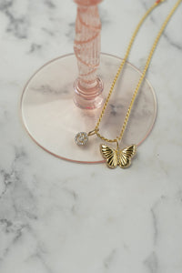 Skinny Rope Chain Necklace | Threader Charm Necklace : Gold / 20 Inches