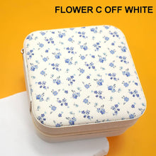 Fall Floral Jewelry Organizer Travel Case