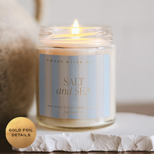 Salt and Sea 9 oz Soy Candle - Home Decor & Gifts