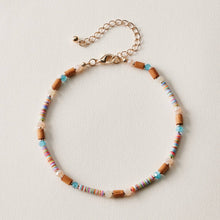 Multicolor Boho Summer Bead Anklet