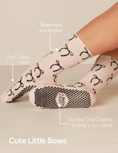 The Tall Tube Print Grip Sock: Ballet Bows Lagree & Pilates