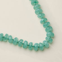 Resin Beaded Chunky Necklace - Mint