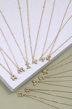 Balloon Bubble Personalized Initial Letter Necklace