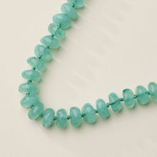 Resin Beaded Chunky Necklace - Mint