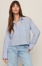 Z SUPPLY Favorite Button Up Top - Hamptons Blue