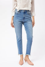 Out of Office Frayed Hemline High Waisted Denim - Cactus Lounge Boutique
