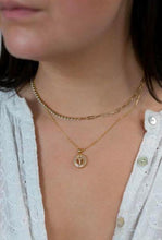 Mini Radiant Letter Initial Necklace