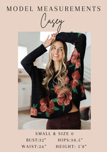 PRE-ORDER🎀ONLINE STYLE ONLY🎀 You're Enough Floral Cardigan