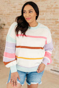 PRE-ORDER🎀ONLINE STYLE ONLY🎀 Flawless Features Striped Sweater