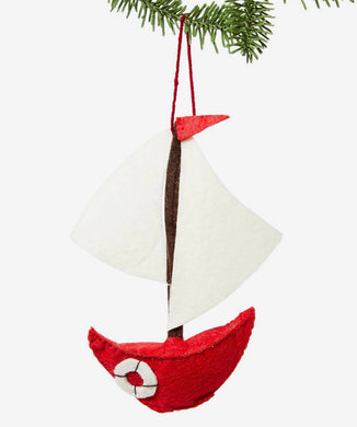 Sailboat Ornament