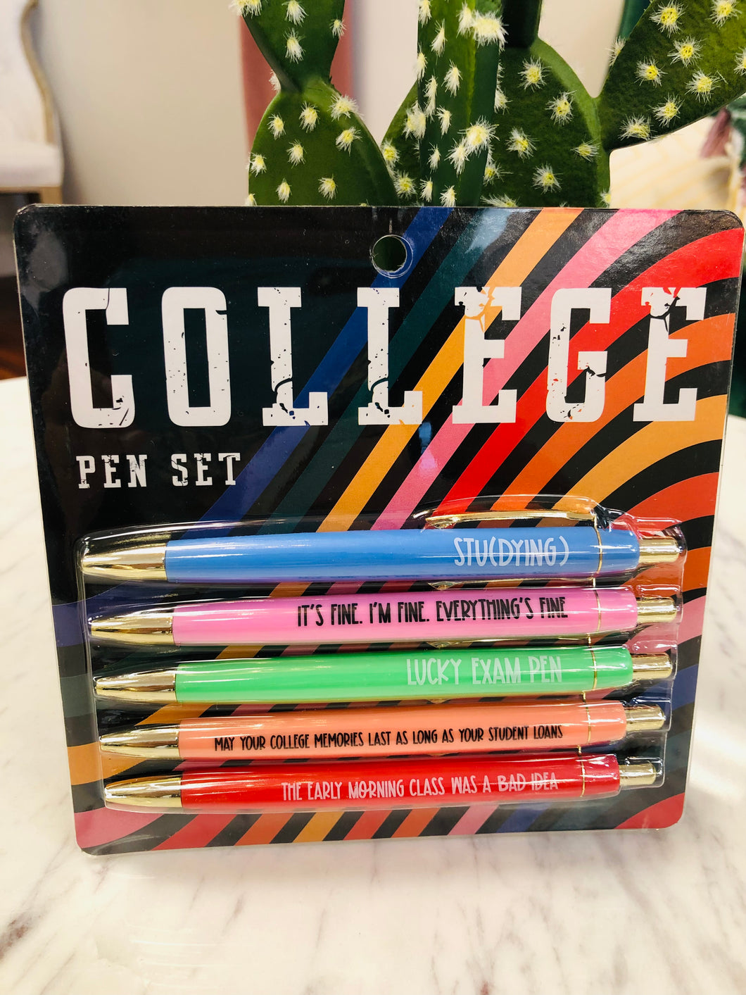 College Pen Set