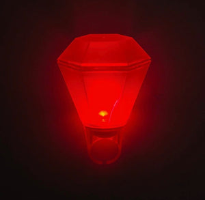 Light Up LED Diamond Ring Shot Glass - Pink