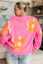 PRE-ORDER🎀ONLINE STYLE ONLY🎀Quietly Bold Mod Floral Sweater