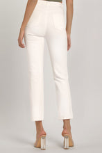 FINAL SALE Casual Friday High Rise Crop Straight Denim - White