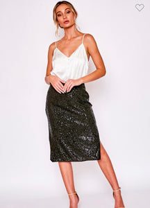 New Year's Kiss Sequin Skirt