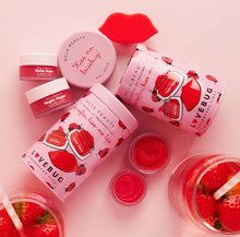 Strawberry Fizzy All Natural Lip Care Set & Lip Scrubber
