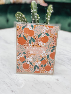 Thank You Kindly - Greeting Card
